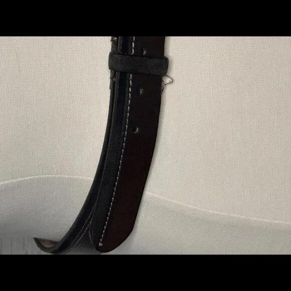 Massimo Dutti two-tone leather and suede belt Size 38 - Picture 3 of 6